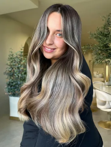 type de balayage, prestation ombré subtil