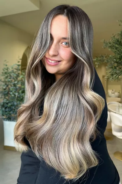 type de balayage, prestation ombré subtil
